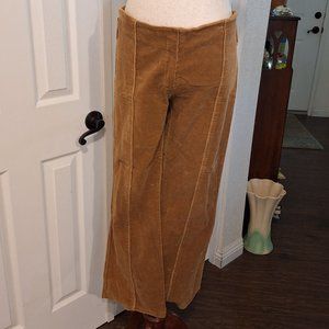 Sooki Stretch Corduroy Flare Jeans Vintage Dark Gold/Rust Soft 33" Waist